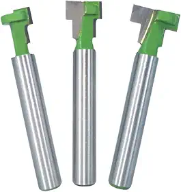 Kit 3 Fresas Rasgo Canaletado T Slot Haste 6mm Tupia
