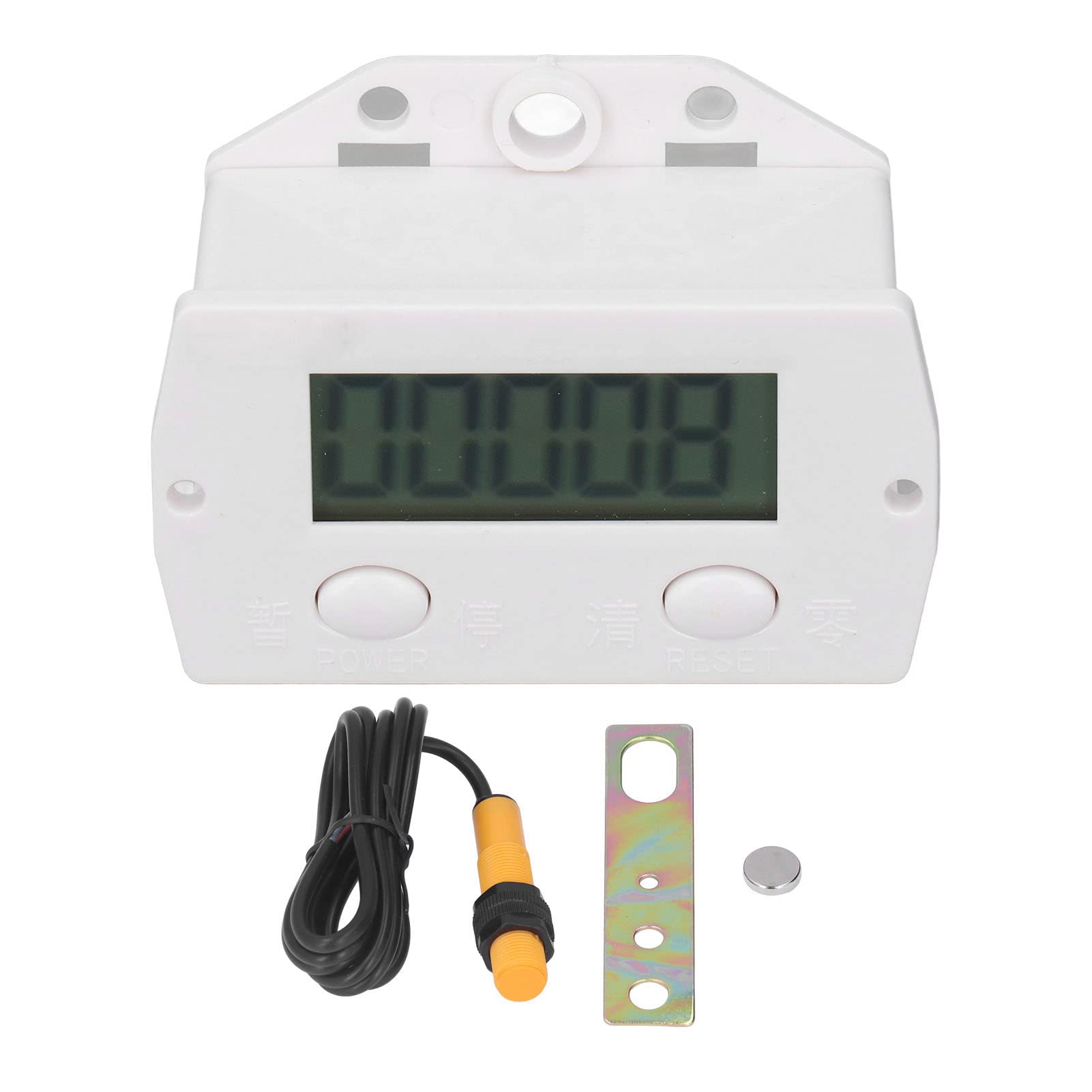 Respicefinem 5 10×6×5 Berm Punch Electronic Counter 5 Digit Digital Display 099999 Plastic Sensor with Magnetic