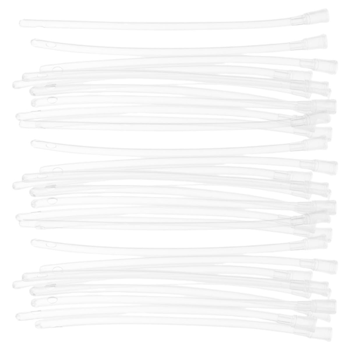 BUGUUYO 100Pcs Bird Feeding Tubes Soft Hose for Parrots Cockatiels Budgies Essential Supplies for Bird Care Professionals Durable Material for Easy Feeding