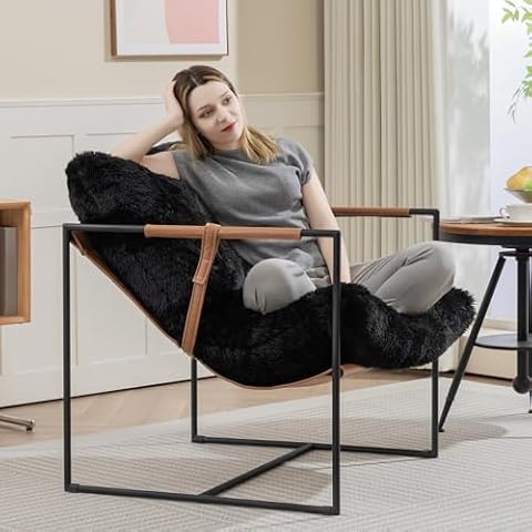 Mondschein Fluffy Accent Chair Cover
