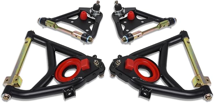 Tubular Control Arms Set Upper & Lower Fits Chevy Impala Bel Air Biscayne 1958-1964 Brookwood 1958-1961