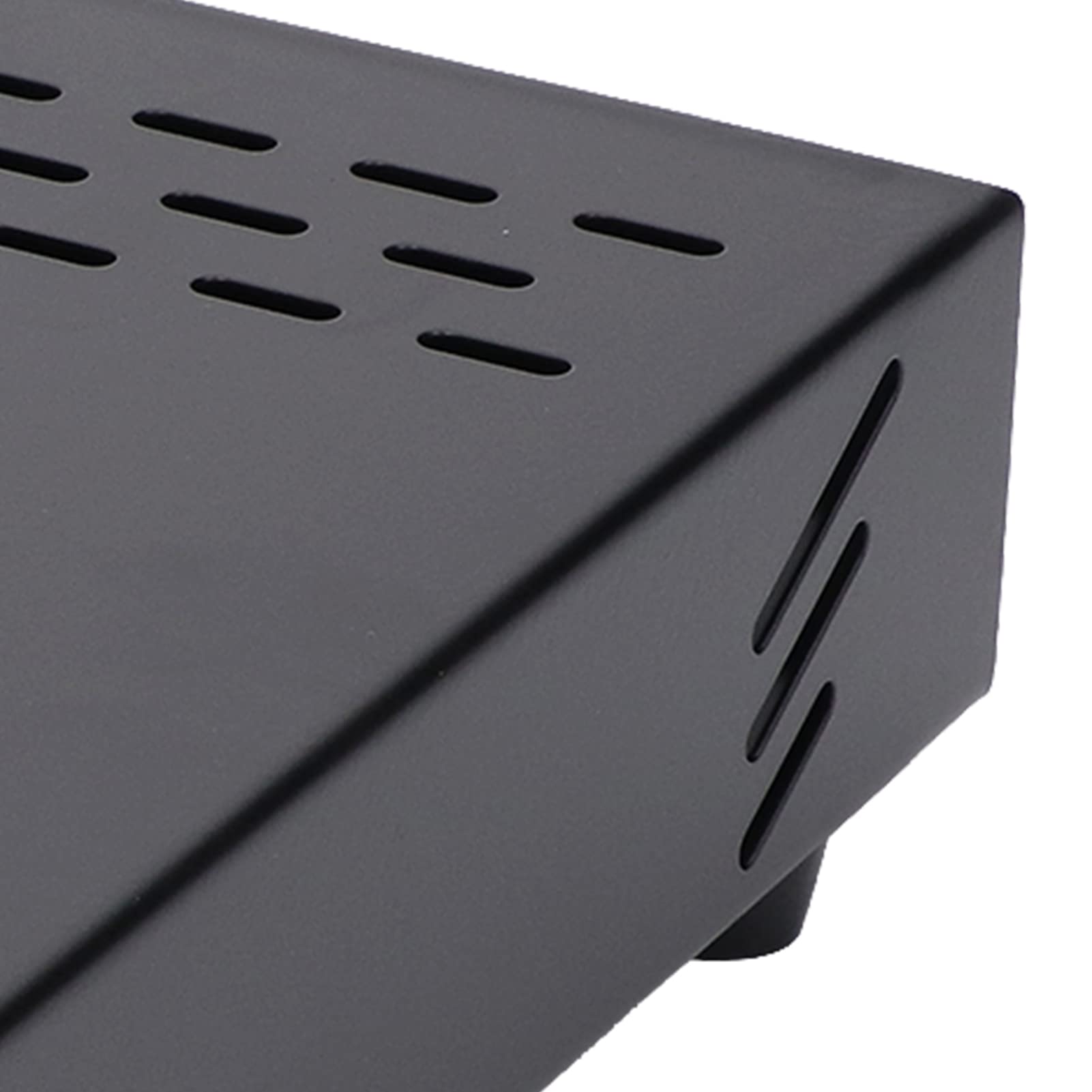 Cassetto per Busta per caffè in Acciaio Inossidabile, Contenitore per Polvere per Residui di caffè Addensato, Busta Stile Resistente Antiurto per Casa, Ufficio, Bar con Piedini (BLACK)