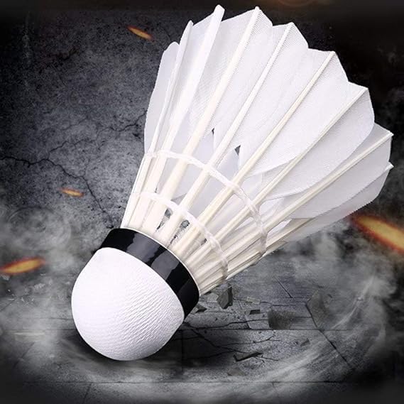 Feather Badminton Shuttlecock Pack of 10 | Long-Lasting, Smooth Flight, Ideal for Indoor & Outdoor Practice and Daily Training-image-24
