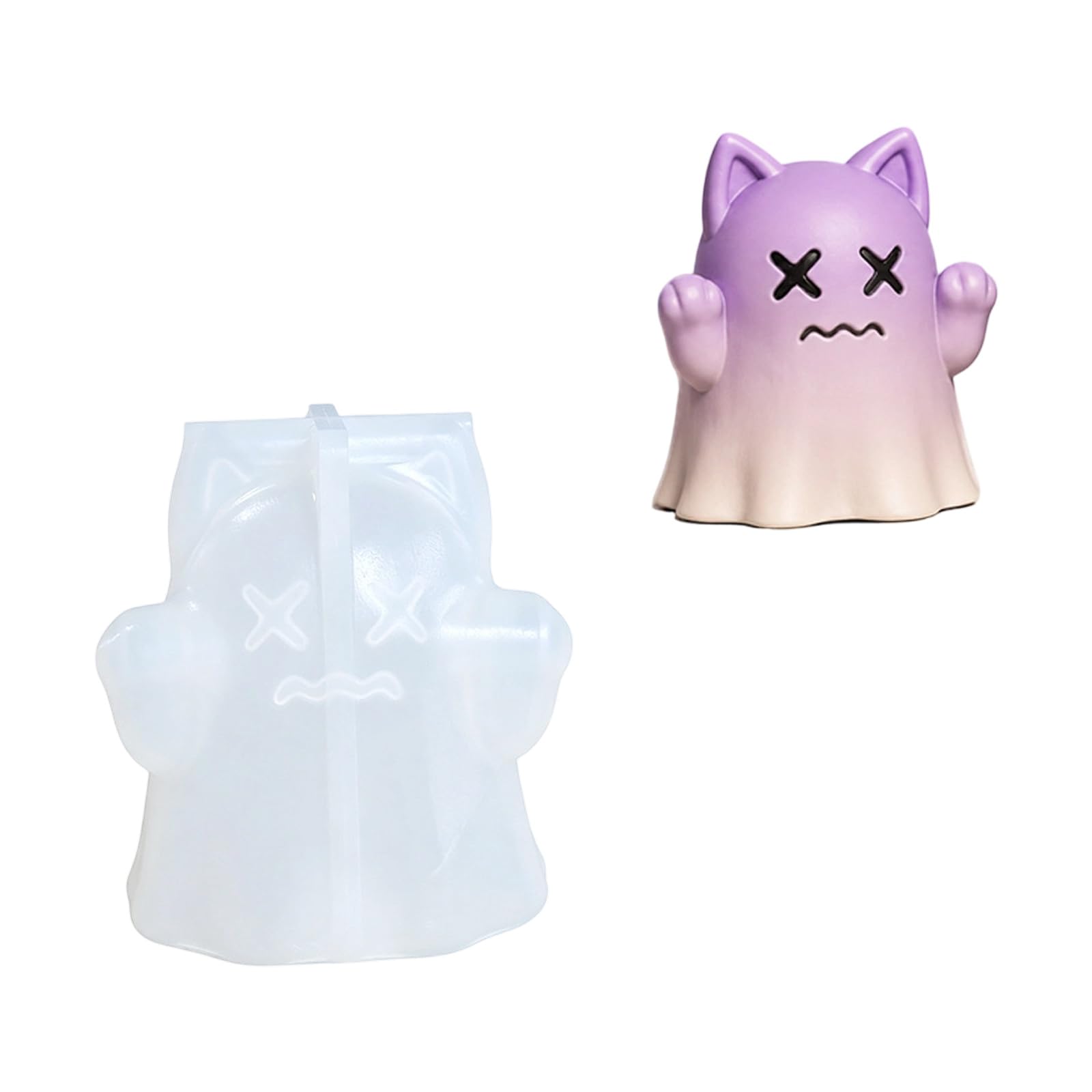 Xagmodshn C Silicone Mold For Halloween Party Decor, Wax Resin Plaster And Soap Asting For Seasonal Displays Halloween Silicone Mold Resin Plaster Soap Asting Seasonal Decor Ornament