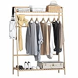 【Ahorro de espacio】- este estante para ropa le brindará un espacio de almacenamiento más grande sin ocupar demasiado lugar para colocarlo. Será un uso completo de su espacio vertical y esquina. Decore su entrada, dormitorio o patio.