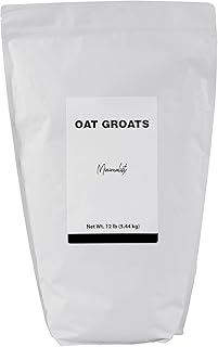 Minimalist Oat Groats, Ideal for Cooking and Baking, Packaged in a Resealable Bag (12 Pound)