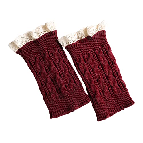 Yinyimei Jambières pour Femmes 1 Paire Femmes Crochet Jambe Chauffe-Jambes Ensemble de Fourrure Chaude Chaude Chauffe-Jambes Chaudes for l'automne Hiver (Color : 09) Cover