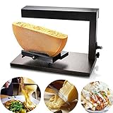 Li Bai Raclette Cheese Melter Commercial Electric Machine For Half Nacho Cheese Wheel Multi-Function Adjustable Angle Stainless Steel 650W Rapid Heating(750A)