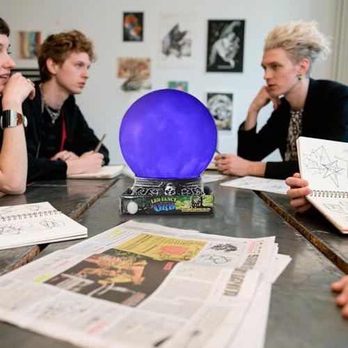 Boule de Halloween avec éclairage coloré pour vos soirées à thème
