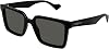 Lentes de sol cuadrados Gucci Grey para hombre GG1540S 001 55 1