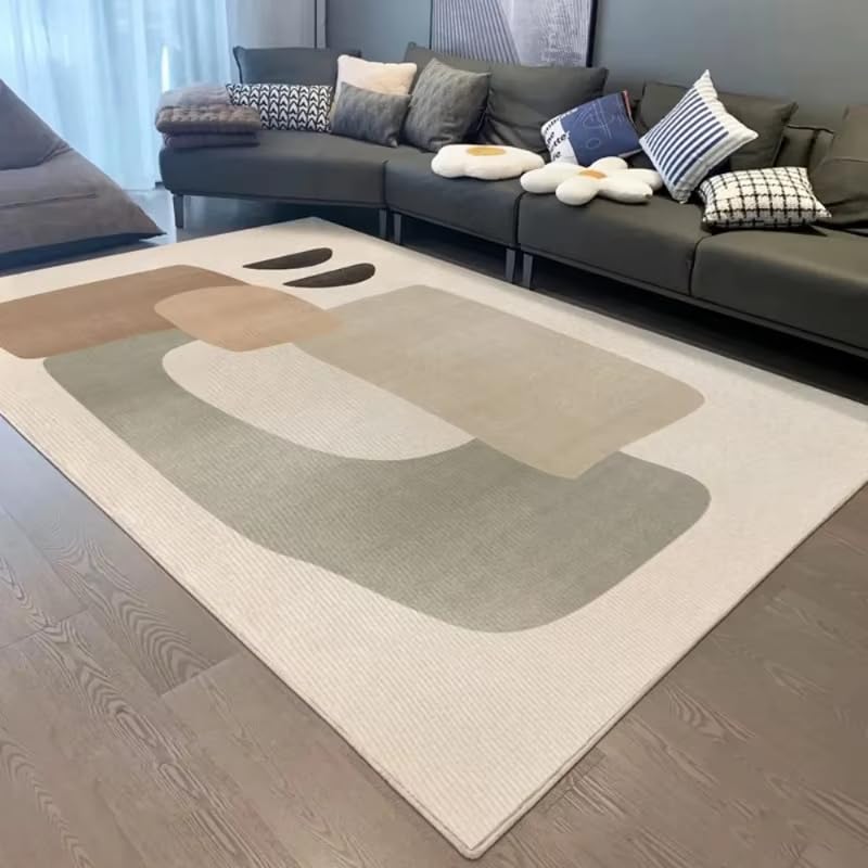 Alfombra antideslizante para sala de estar con diseño minimalista moderno hermoso