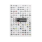 NCCDY Poster aus der Basketballschuhe-Kollektion, Leinwand-Kunst-Poster und Wandkunstdruck, modernes Familienschlafzimmer, 30 x 45 cm