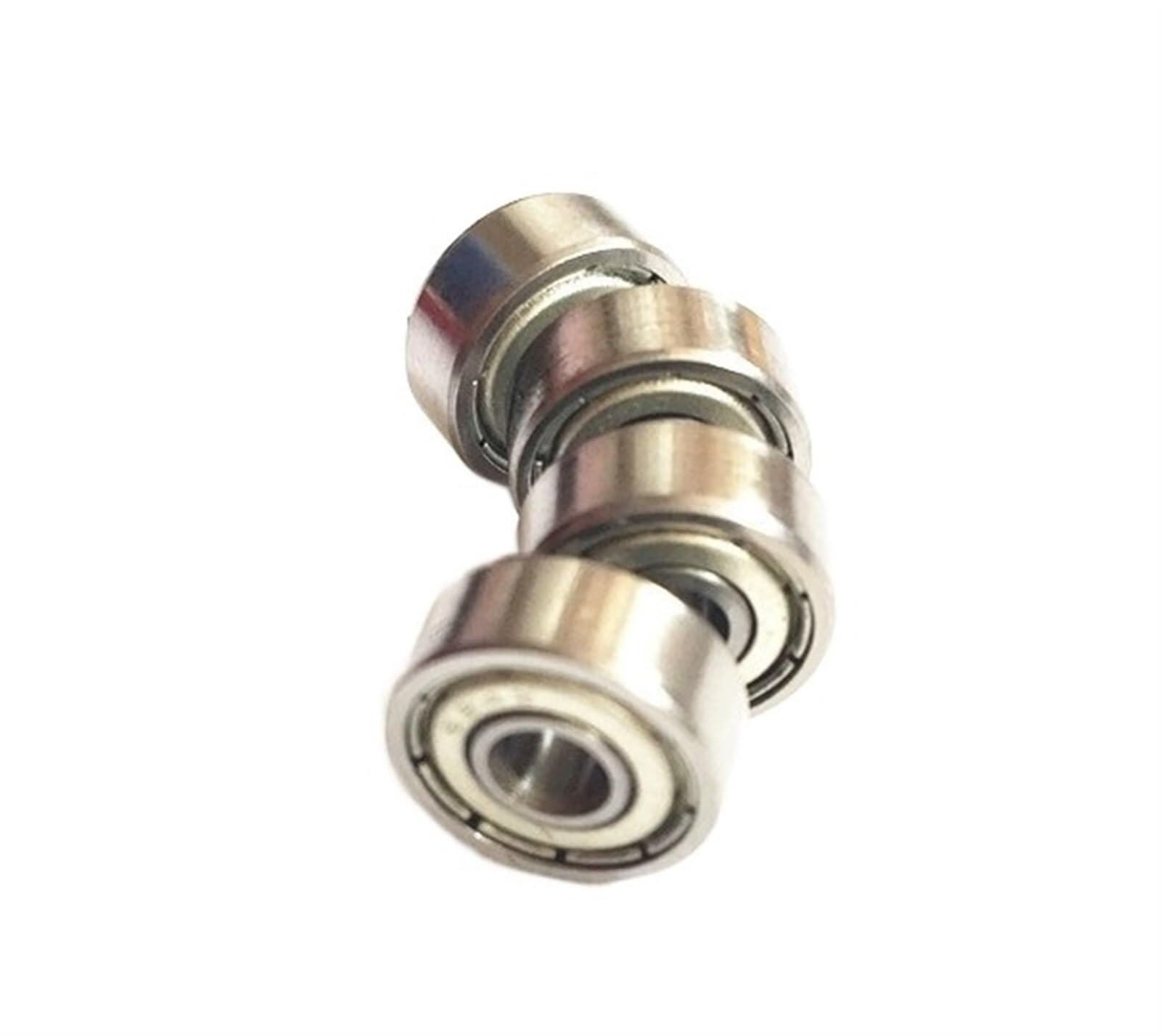 Bouclier de joint bimétallique, Micro roulements à gorge profonde, 10 pièces SMR63ZZ 3x6x2.5mm, billes en acier inoxydable(MR104ZZ)