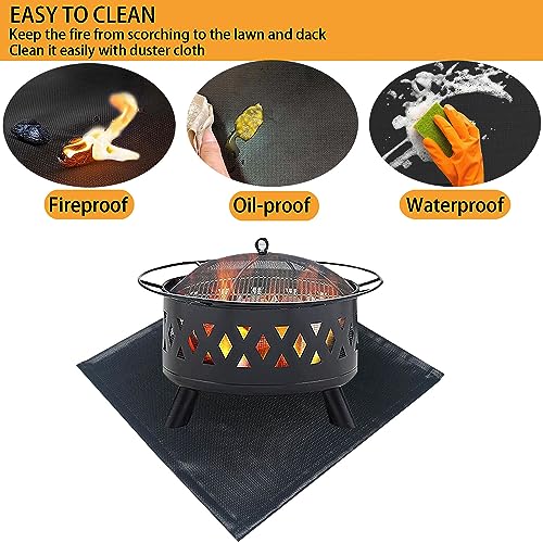 Trsnzul Feuerfeste Unterlage 50x70cm - Hitzebeständige Matte Für Küche & Grill