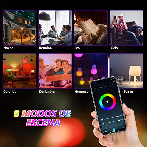 La Mejor Selección de Focos inteligentes con wifi - cinco favoritos. 6 Imagen adicional