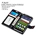 Alcatel Idol 4 Case, J&D [Wallet Stand] [Slim Fit] Heavy Duty Protective Shock Resistant Flip Wallet Case for Alcatel Idol 4 - Black