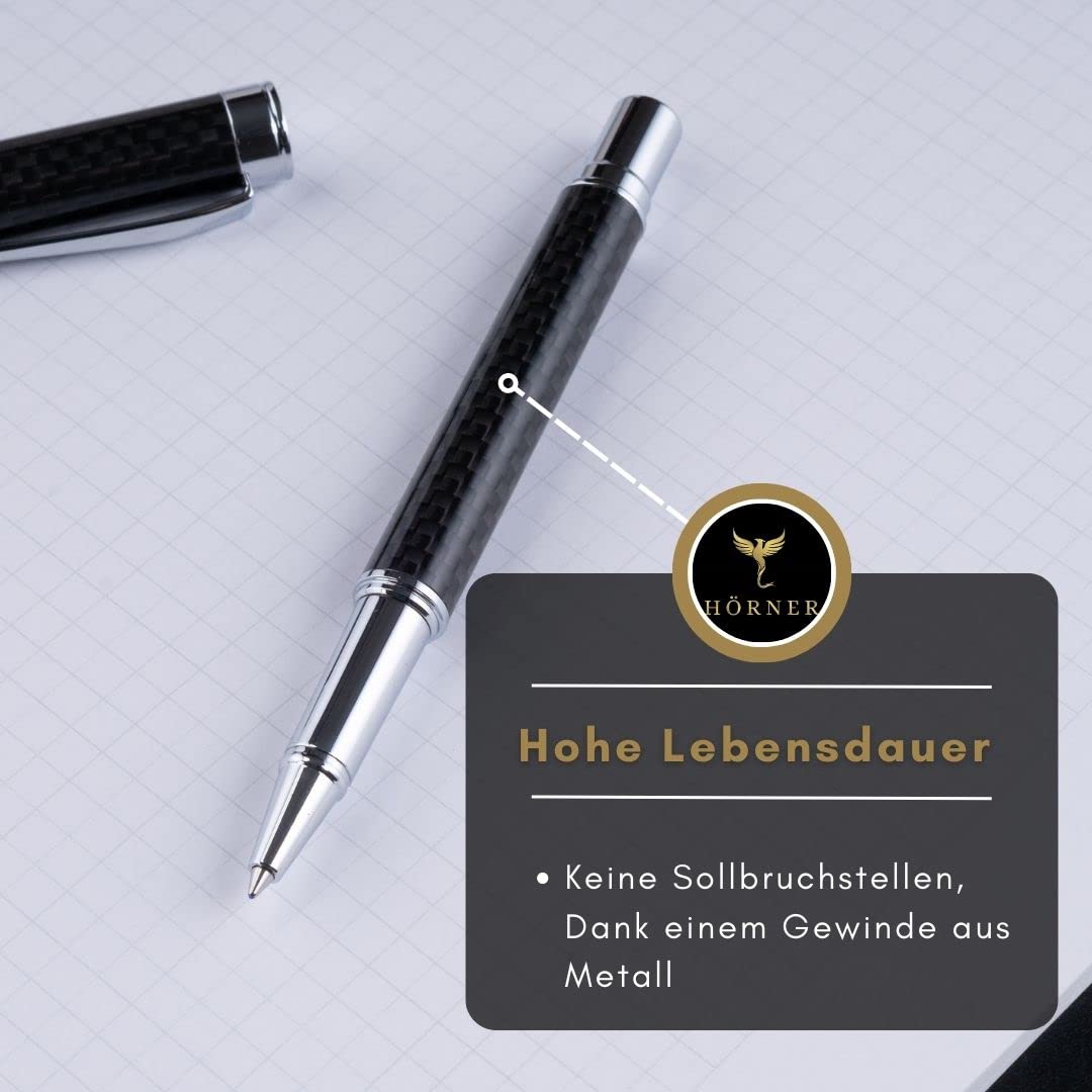 Hörner Fortress - Penna stilografica di alta qualità in metallo con