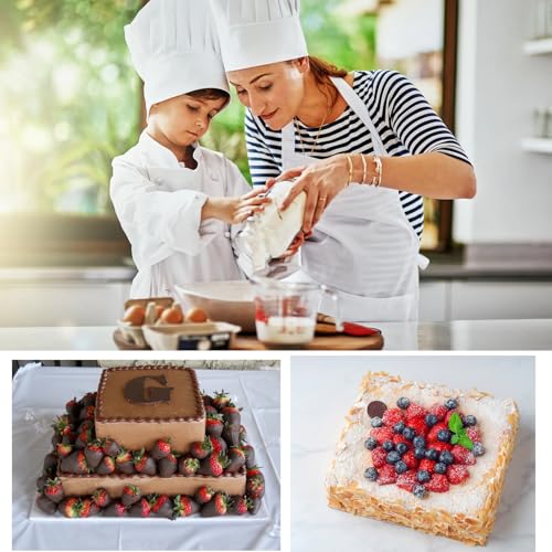 Molde extensible para hornear tartas cuadradas con anillo ajustable de 10cm 7