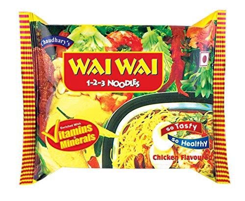 WAI WAI Noodles Chicken 70G-(10 Packets)