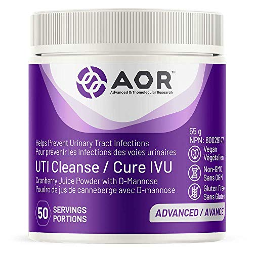 Uti Cleanse D-Mannose + Cranberry Powder (55G) Brand: A.o.r Advanced Orthomolecular Research #TOP20