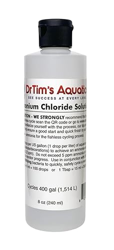 DrTim's Aquatics Ammonium Chloride Aquarium 100% Natural – 8 Oz.