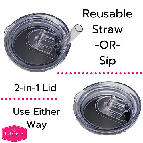 Stainless Steel Skinny Tumbler With Straw Lid - 20 oz. Double Wall Insulated Water Bottle - Slim, Modern Cup Perfect for Tea, Coffee, Water, or Beer - Keeps Drinks Hot Or Cold (Probably Vodka) - Thumbnail 5