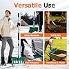64" Long Handle Snow Shovel, Heavy Duty Metal Snow Shoveling Tool with 16" Wide Blade, 32mm Wide Ergonomic Handle & Anti-Freeze Foam for Snow Removal from Driveway & Car, Mulch, Soil, Grain and Seed #5