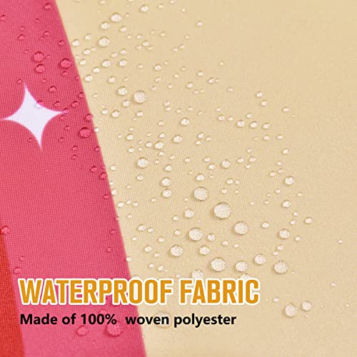 Gixige Cute Unicorn Dinosaur Shower Curtain Kids Gift, Funny Rainbow Animal Theme Bathroom Decor, Waterproof Fabric Accessories Set, With 12 Hooks 72 X 72 Turmeric #TOP5