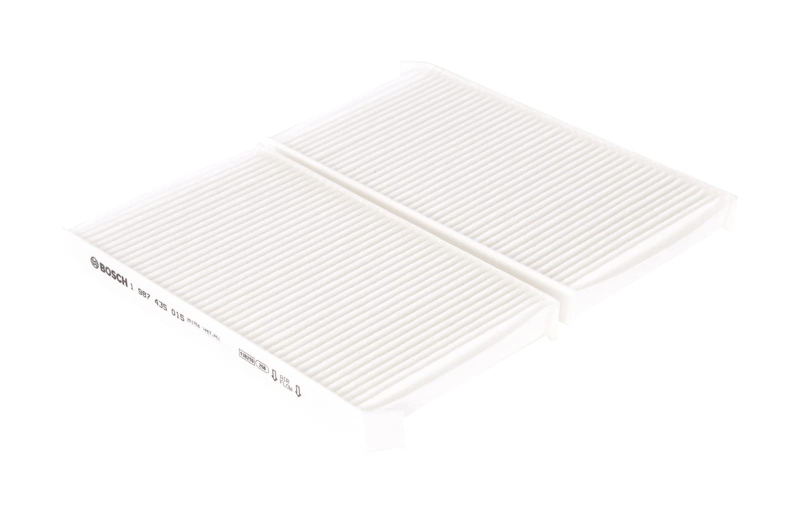2x Cabin filter Particulate Filter 1 987 435 015 BOSCH for HYUNDAI i800 Travel