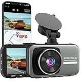 sonovax caméra de Tableau de Bord Intelligente 4k Full HD(Double Enregistrement 3 Pouces + WiFi)