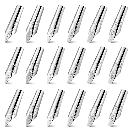 NUOBESTY 30 Piezas Plumilla De Repuesto Para Pluma Estilográfica Plumillas De Caligrafía Plumillas Estilográficas Para Escribir Puntas Para Estilográficas Reemplazar Tinta Uso Estudiantil
