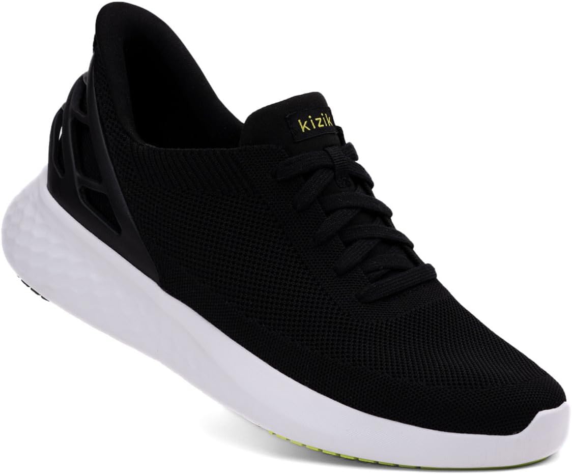 Kizik Athens Comfortable Breathable Knit Slip On Sneakers - Easy Slip-Ons | Walking Shoes for Men, Women and Elderly | Stylish, Convenient and Orthopedic Shoes for Everyday and Travel