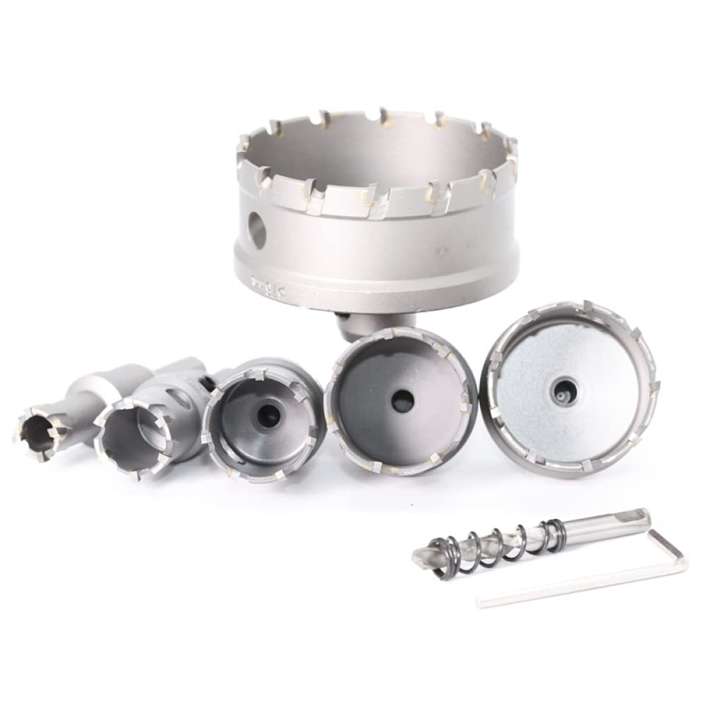 1 pezzo Punta da trapano con punta in metallo duro Sega a tazza da 12-150 mm Set di punte da trapano per sega a tazza per foratura in lega di metallo in acciaio inossidabile, 135 mm