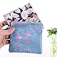 4 Stücke Damenbinde Tasche Sammeln Taschen für Frauen Mädchen (Kaktus, Flamingo, , Streifen, 1 Stück)