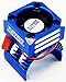Nitro Hobbies 30mm Alum Case Cyclone Cooling Turbo 1/10 Motor Fan Blue