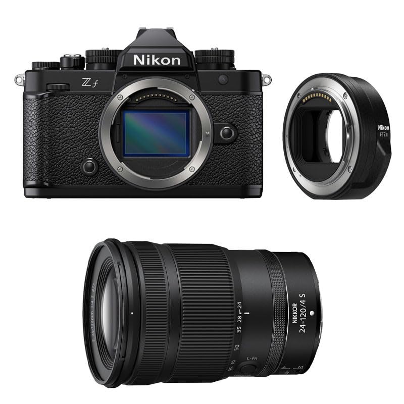 Kit de fotografía Personalizado Creado con NIKON Zf + Objectif Z 24-120mm f/4 S + Adaptateur FTZ II