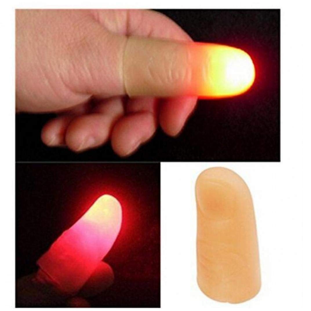 Pinicecore Light 1Pc Finger Lamp, Thumbs Magic Up Finger Magic Trick, Fake Finger, Prank Toy Tool Thumbs Magic Props