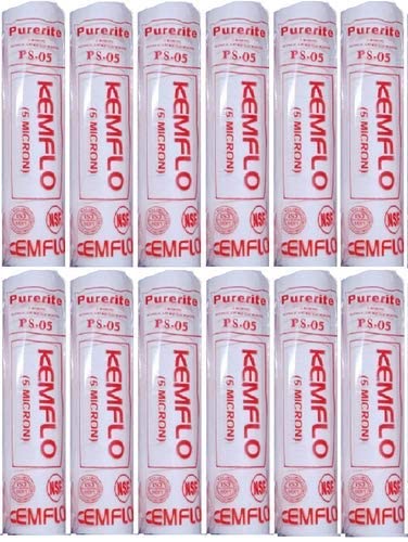 10" PP Kemflow Spun Filter 12 Piece 5 Micron for RO Water Purifier-image-44