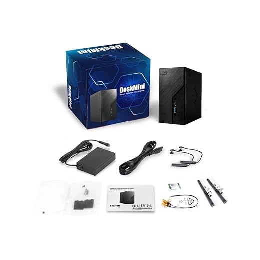 ASRock DeskMini B860 Series 1.92L Mini PC Barebone Kit, Supports Intel Core Ultra Series 2 (65W), DDR5, Thunderbolt 4, PCIe Gen5 M.2, Quad Display Output