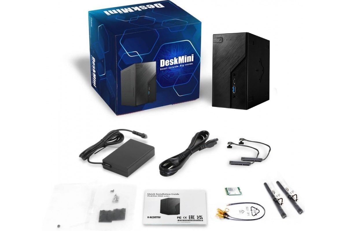 Amazon.com: ASRock DeskMini B860 Series 1.92L Mini PC Barebone Kit
