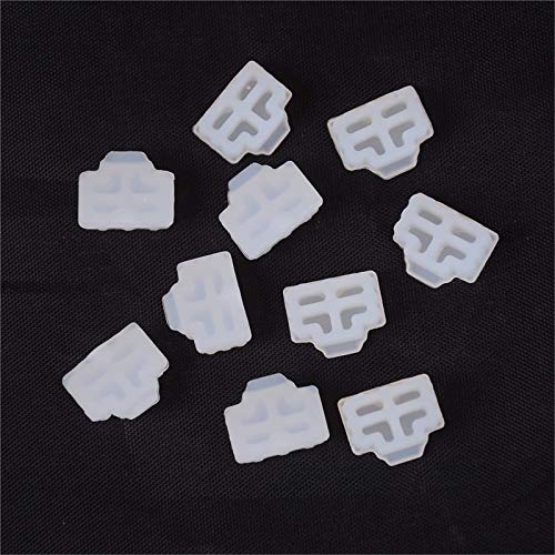 100 tapas protectoras de puerto RJ45 antipolvo para conexiones de computadora y router 7