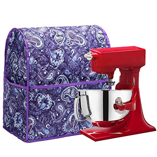 Kitchen Aid Mixer Cover, Stand Mixer Attachment Accessory With Pockets, 5-8 Quart Mixer Dust Cover Compatible With Kitchenaid Mixers, Hamilton Mixers, Fits All Tilt Head & Bowl Lift Models