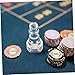 Milisten Wheel Accessories Marker Acrylic Acrylic Poker Marker Transparent Number