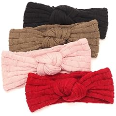 Thickened Knot Style: Khaki, Pink, Black, Burgundy