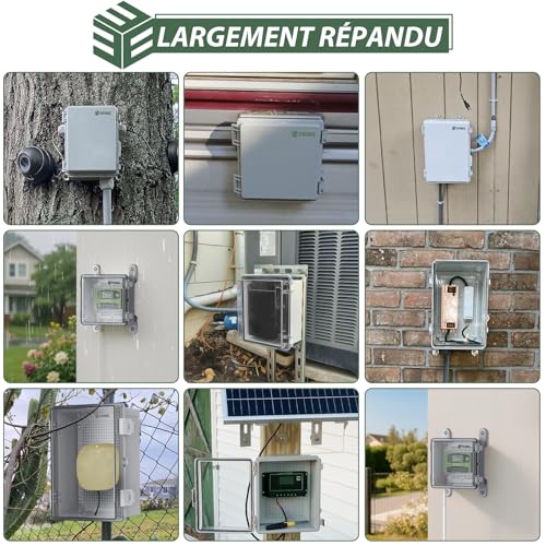 Boîte électrique étanche IP67 boîtier plastique ABS résistant aux intempéries - 5