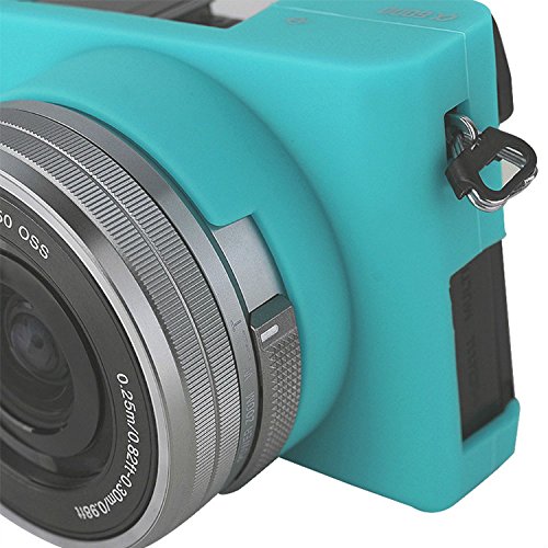 First2Savvv Xjpt-A6000Gj-B03 Blue Full Body Tpu Jelly Rubber Gel Skin Case Cover Precise Fit Digital Camera Case Bag Cover For Sony A6000 #TOP2