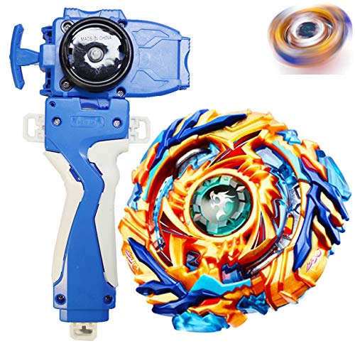 Left Right String Launcher Grip Starter Set Bey Burst Evolution Turbo Battling Top Blade God Bey B-79 Booster Drain Fafnir.8.Nt Attack Gyro Bay Metal Fusion Gaming Tops Spinning Toy Gift for Boys Kids
