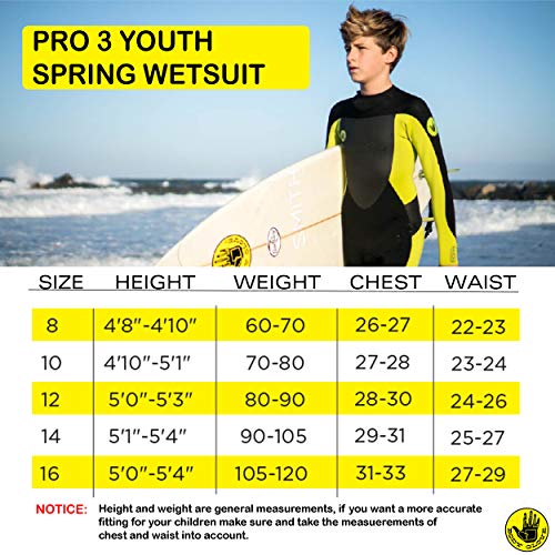 Body Glove Junior's Pro 3 Spring Wetsuit (Size 12) - Kids Suit Boys & Girls Swim Wear Short Sleeve Neoprene Open Water Thermal Short Pants Legs One Piece Childrens Bodysuit, Royal/Silver (9167J-12-Red) #TOP1