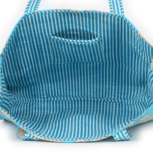 Image of Marubhumi Women Lightweight Travel Bag Purse Cotton Shoulder Tote Bag For Shopping Grocery & Beach Bag