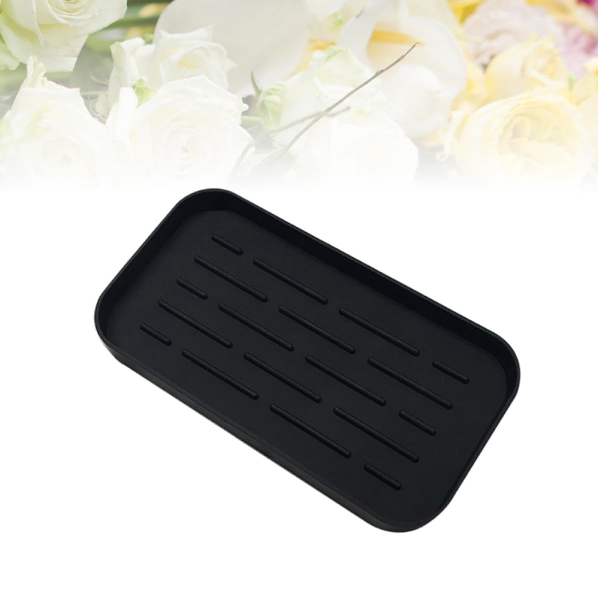 Mikikit Vassoio Scolapiatti e Facile da Lavare in Silicone Scanalature Profonde, Tappetino Drenante Portatile per Lavello Cucina e Banco Bar
